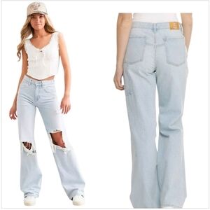 NWOT Free People Baggy High Rise Jeans Sz 31